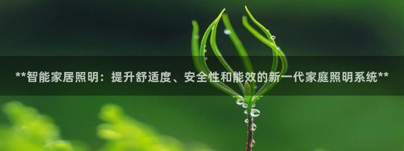 **智能家居照明：提升舒适度、安全性和能效的新一代家庭照明系统**