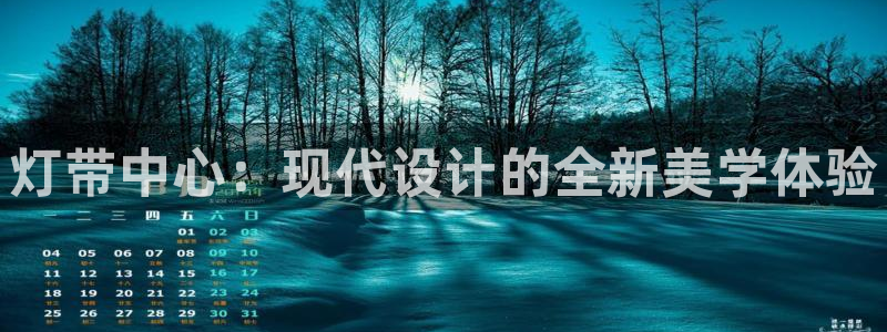 灯带中心：现代设计的全新美学体验